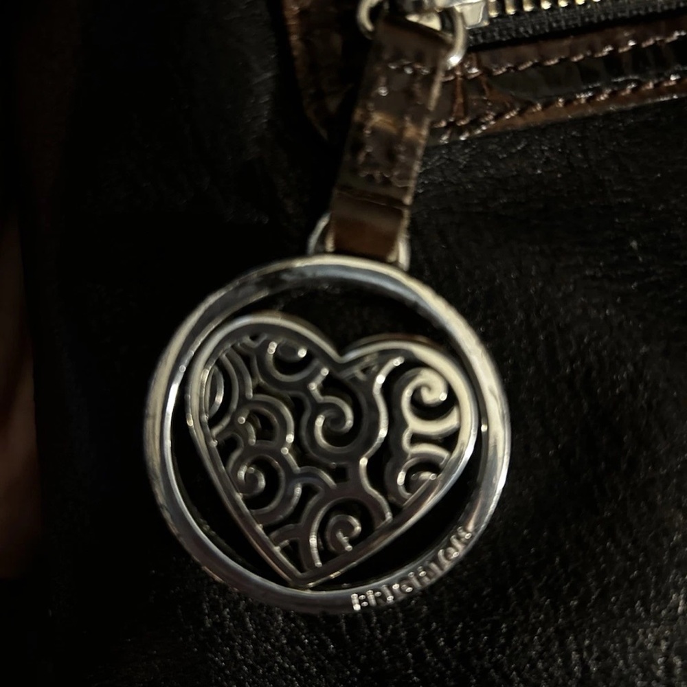 Brighton Black Shoulder Bag with Chain Handles - Picture 3 of 3